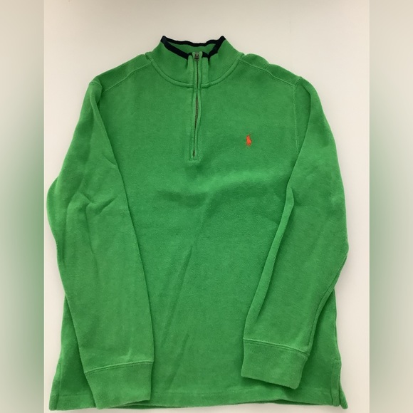POLO RALPH LAUREN QUARTER ZIP TOP - Picture 1 of 3